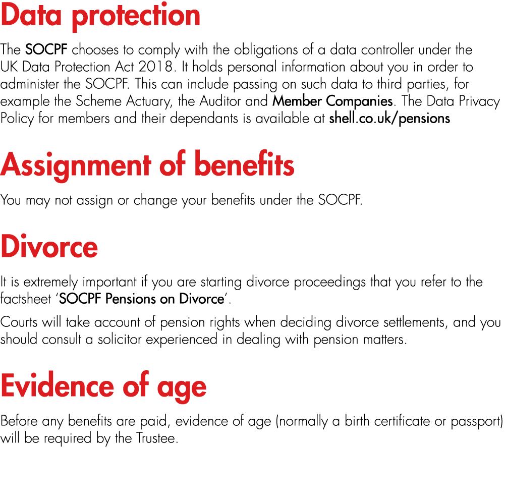 Data protection The SOCPF chooses to comply with the obligations of a data controller under the UK Data Protection Ac...