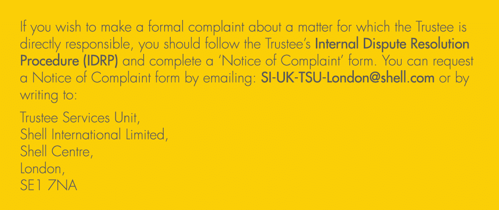 If you wish to make a formal complaint about a matter for which the Trustee is directly responsible, you should follo...