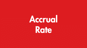 Accrual Rate