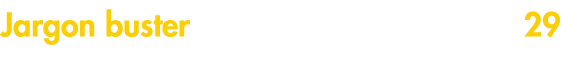 Jargon buster 29