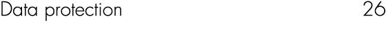 Data protection 26